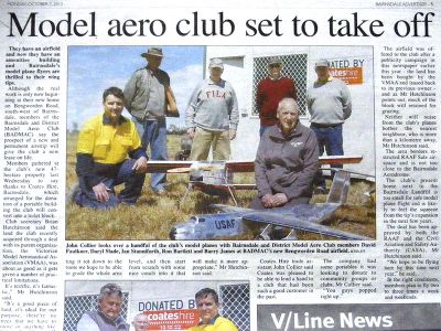 History of the Bairnsdale And District Model Aero Club